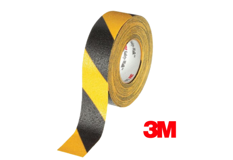Лента противоскользящая универсальная 3M™ Safety-Walk™ черно-желтая 25мм*18,3м