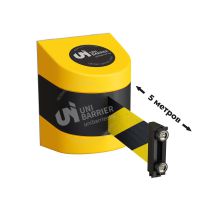 Магнитный настенный блок UniWall-250 с черно-желтой лентой
