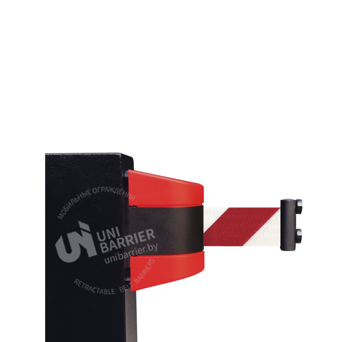 Магнитный настенный блок UniWall-250 с бело-красной лентой
