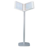 Напольная перекидная система с белыми карманами А4 