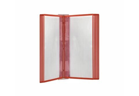 Настенная перекидная демо-система с красными карманами А4 Настенная перекидная демо-система с красными карманами А4