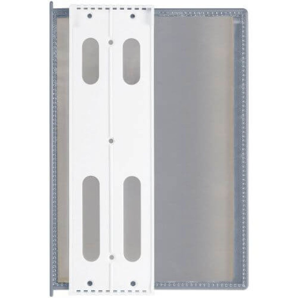 заказать «Настенная перекидная демо-система с серыми карманами А4 » Настенная перекидная демо-система с серыми карманами А4