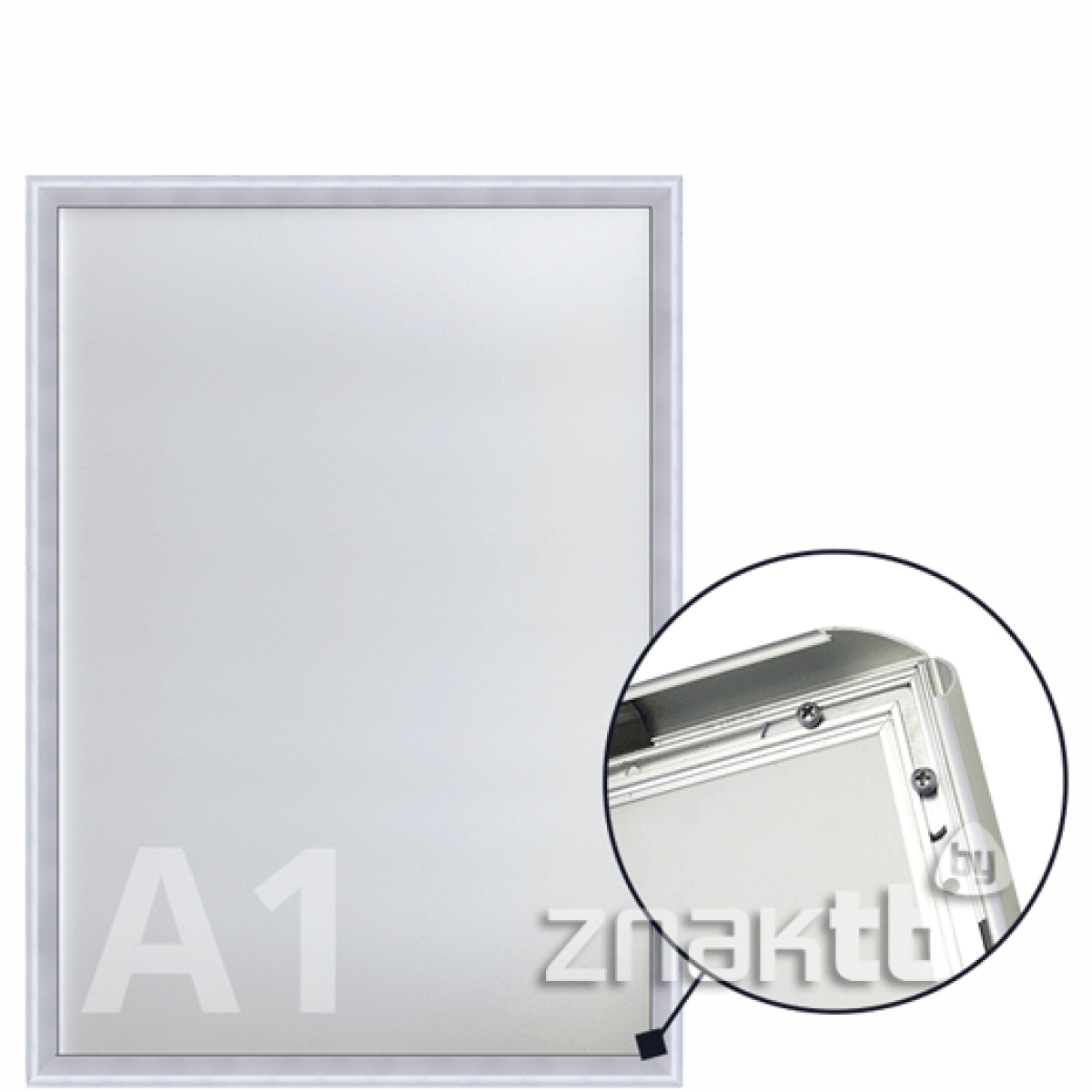 Клик-рамка алюминиевая формата А1