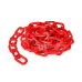 991311  Стойка ограждения с цепью пластиковая красная основание на колесиках красная цепь