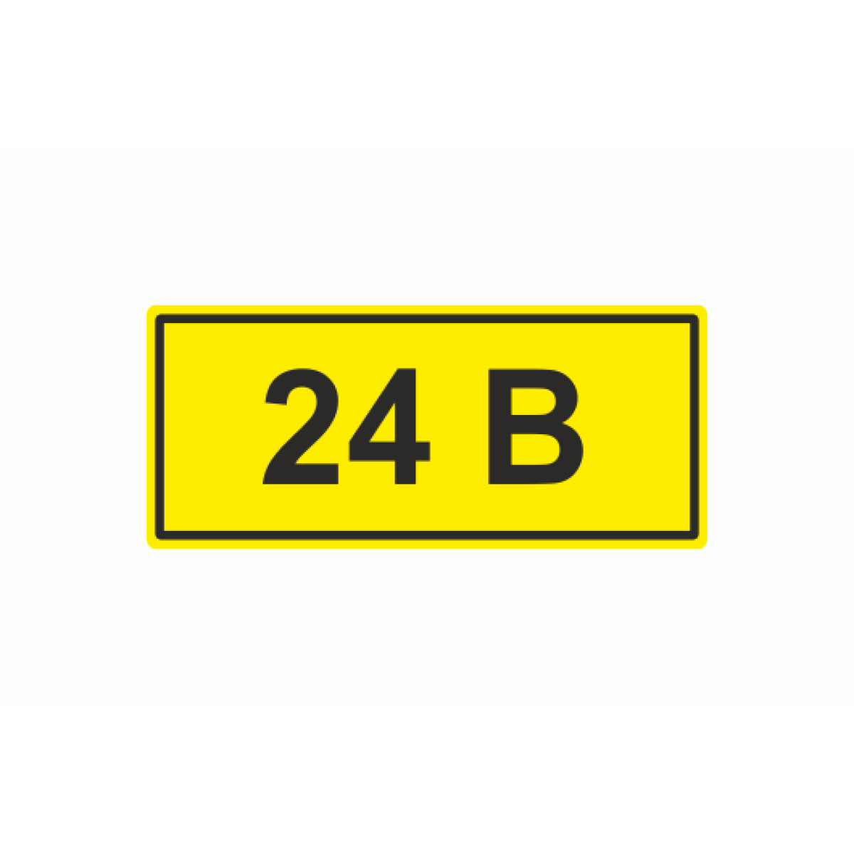 Знак 24 В