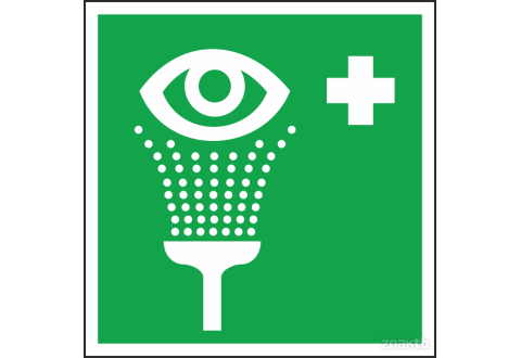 Знак Пункт обработки глаз код ЕС04