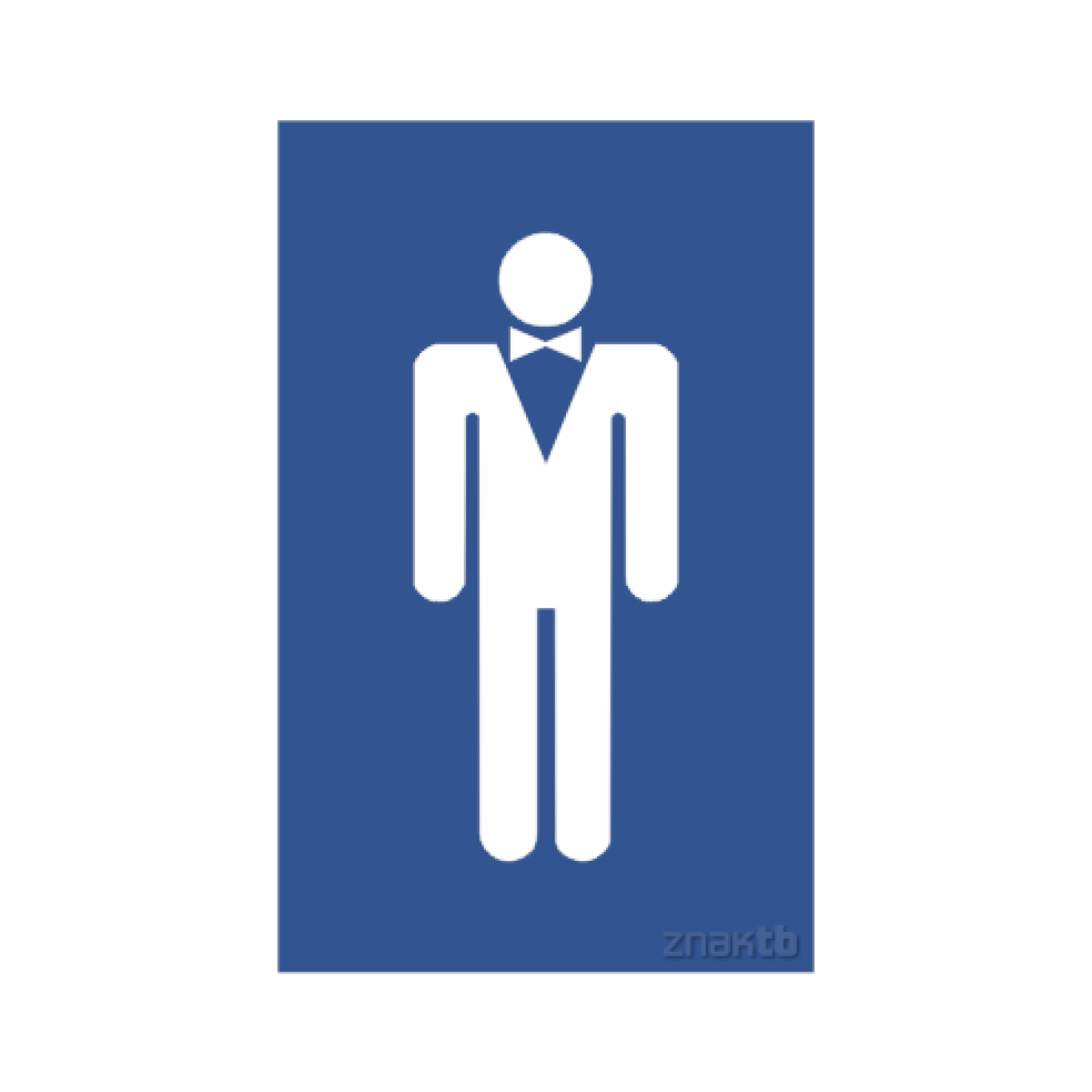 746 Знак мужской туалет