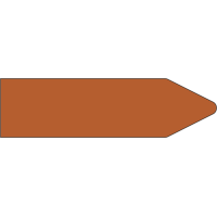 Стрелки для маркировки трубопроводов, коричневый
