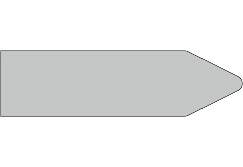 Стрелки для маркировки трубопроводов, серый