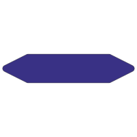 Стрелки для маркировки трубопроводов, фиолетовый